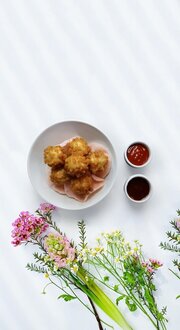 Kızarmış Karides Topları (6 Adet) görseli