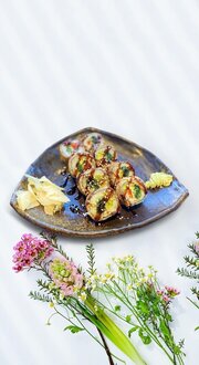 Vegan Tempura Roll (8 Pcs.) görseli