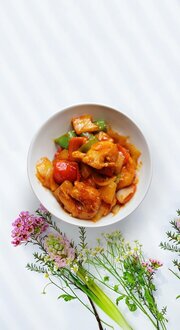 Tatlı Ekşi Soslu Jumbo Karides görseli