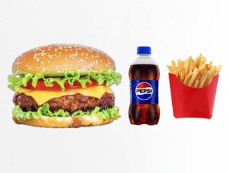 Bbq Burger Menü görseli