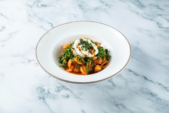 Burrata & Köz Patlıcanlı The House Makarna görseli