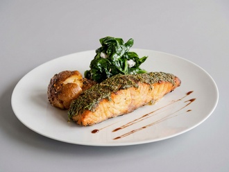 Taze Baharatlı Somon Izgara görseli