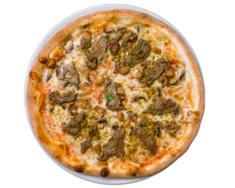 Kavurmalı Pizza (Orta Boy) görseli
