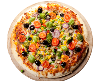 Vejetaryen Pizza (Büyük) görseli