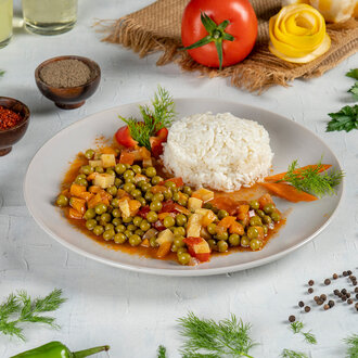 Bezelye & Pirinç Pilavı görseli