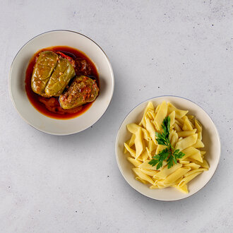 Biber Dolma & Makarna görseli