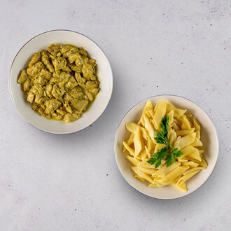 Köri Soslu Tavuk & Makarna görseli