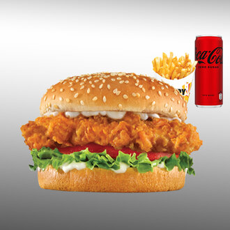 Chicken Fillet Burger Menü görseli