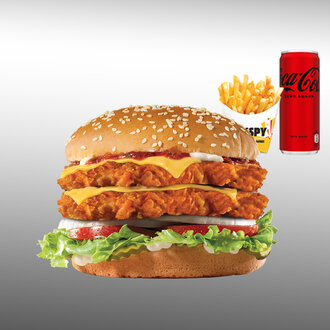 Super Star Chicken Burger Menü görseli