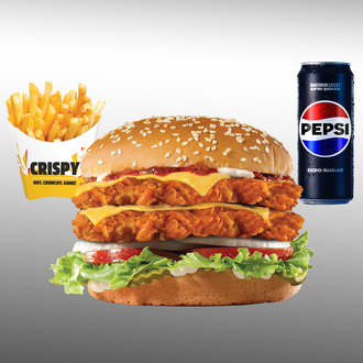Super Star Chicken Burger Menü görseli