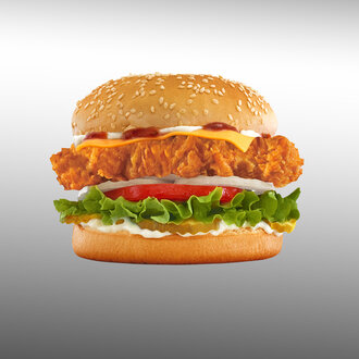 Chicken Famous Star Burger görseli