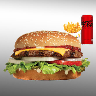 Famous Star With Cheese Burger Menü görseli