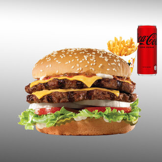 Super Star With Cheese Burger Menü görseli