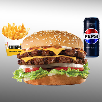 Super Star With Cheese Burger Menü görseli
