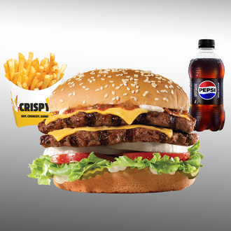 Super Star With Cheese Burger Menü görseli