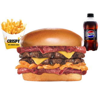Double Western Burger Bbq Menü görseli