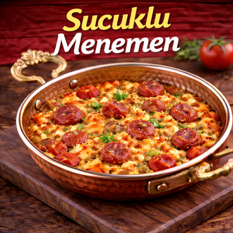 Sucuklu Menemen görseli