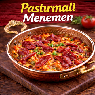Pastırmalı Menemen görseli