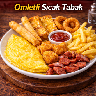 Omletli Sıcak Tabak görseli