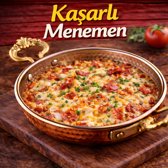 Kaşarlı Menemen görseli