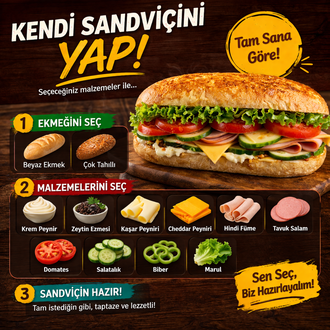 Kendi Sandviçini Yap görseli
