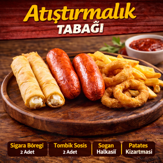 Double Atıştırmalık Tabağı görseli
