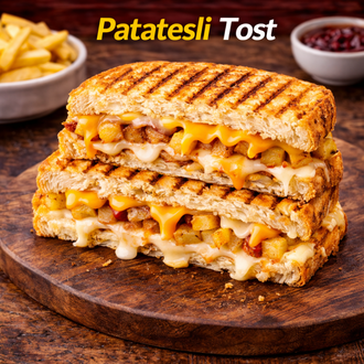 Patatesli  Tost görseli
