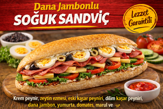 Dana Jambonlu Soğuk Sandviç görseli