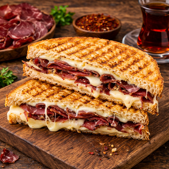 Pastırmalı Kaşarlı Tost görseli