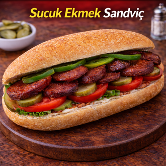 Double Sucuklu Sandviç görseli