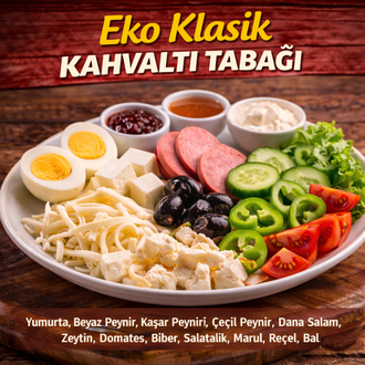 Eko Klasik Kahvaltı Tabağı görseli