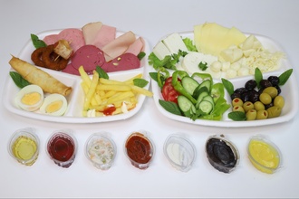 Double Klasik Kahvaltı Tabağı (30 Çeşit) görseli