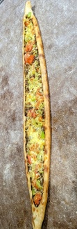Kıymalı Sebzeli Kaşarlı Pide (Açık) görseli