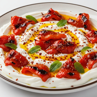 Yoğurtlu Köz Biber görseli