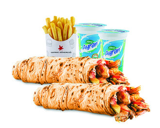 Efsane İkili Tavuk Dürüm Menü görseli