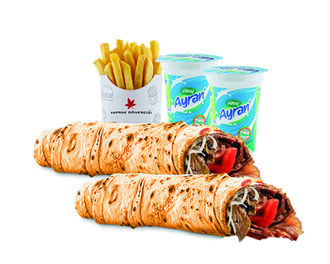 Efsane İkili Et Dürüm Menü görseli