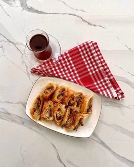Kıymalı Sarıyer Kol Böreği 500 Gr görseli