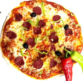 Salamli Pizza görseli