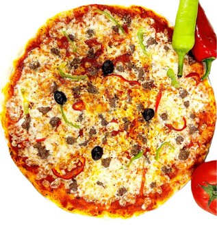 Kıymalı Pizza görseli