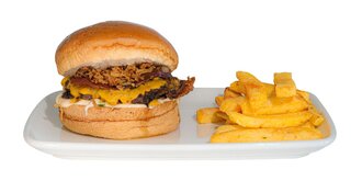 Füme Çıtır Soğanlı Burger görseli