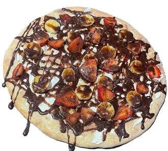 Nutella Muz Çilek Pizza görseli