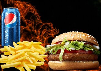 Vegan Burger Menü görseli