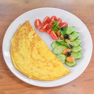 Kaşarlı Mantarlı Omlet görseli