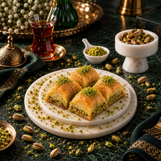 Fıstıklı Baklava (1000 Gr) görseli