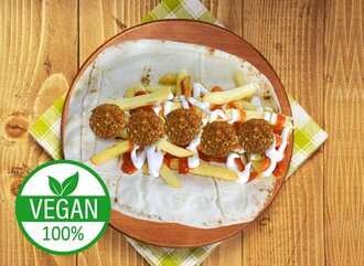 Patatesli Falafel Dürüm görseli