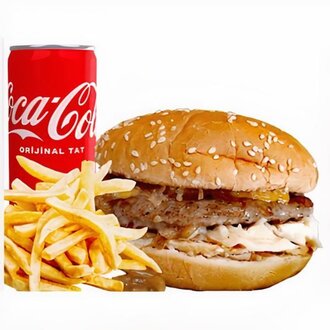 Dorf Burger Menü (110 Gr.) görseli