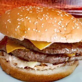 Dorf Double Cheeseburger (220 Gr.) görseli