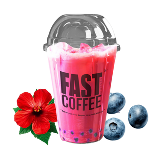 Hibiskus & Yaban Mersini Bubble Tea görseli