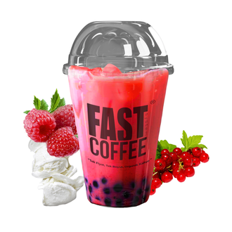 Frambuaz & Kaymak & Yaban Mersini Bubble Tea görseli