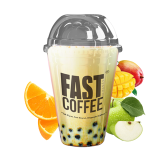 Portakal & Mango & Yeşil Elma Bubble Tea görseli
